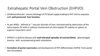 Ehpo Portal hypertension | PPTX