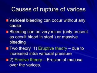 Portal Hypertension and its management.ppt