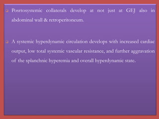 Portal hypertension & management | PPTX