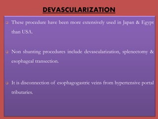 Portal hypertension & management | PPTX