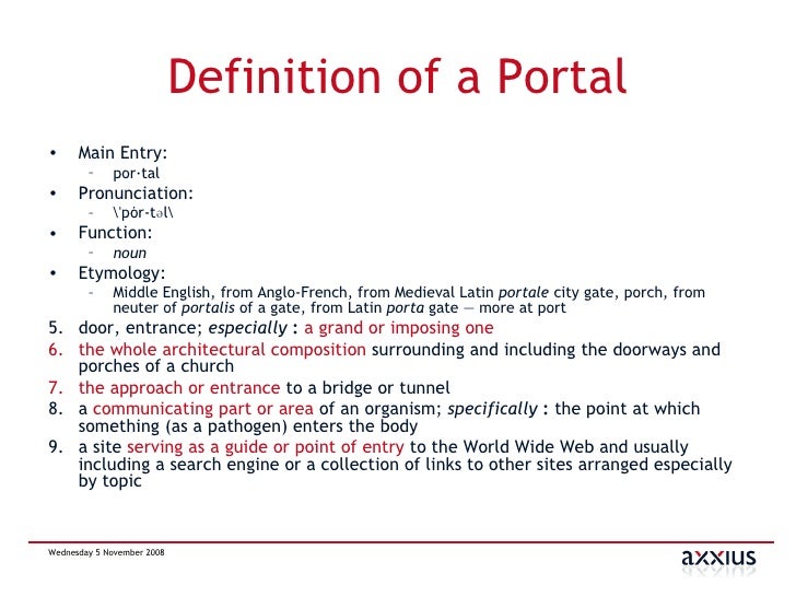 Introduction to Portals