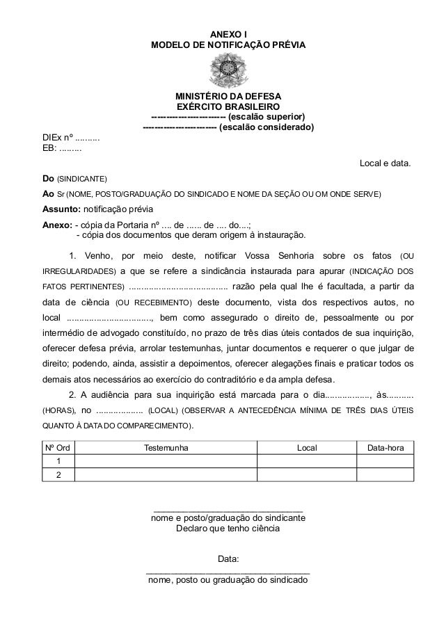 Portaria cmt ex n 107 de 13 fev2012 manual de sindic ncia