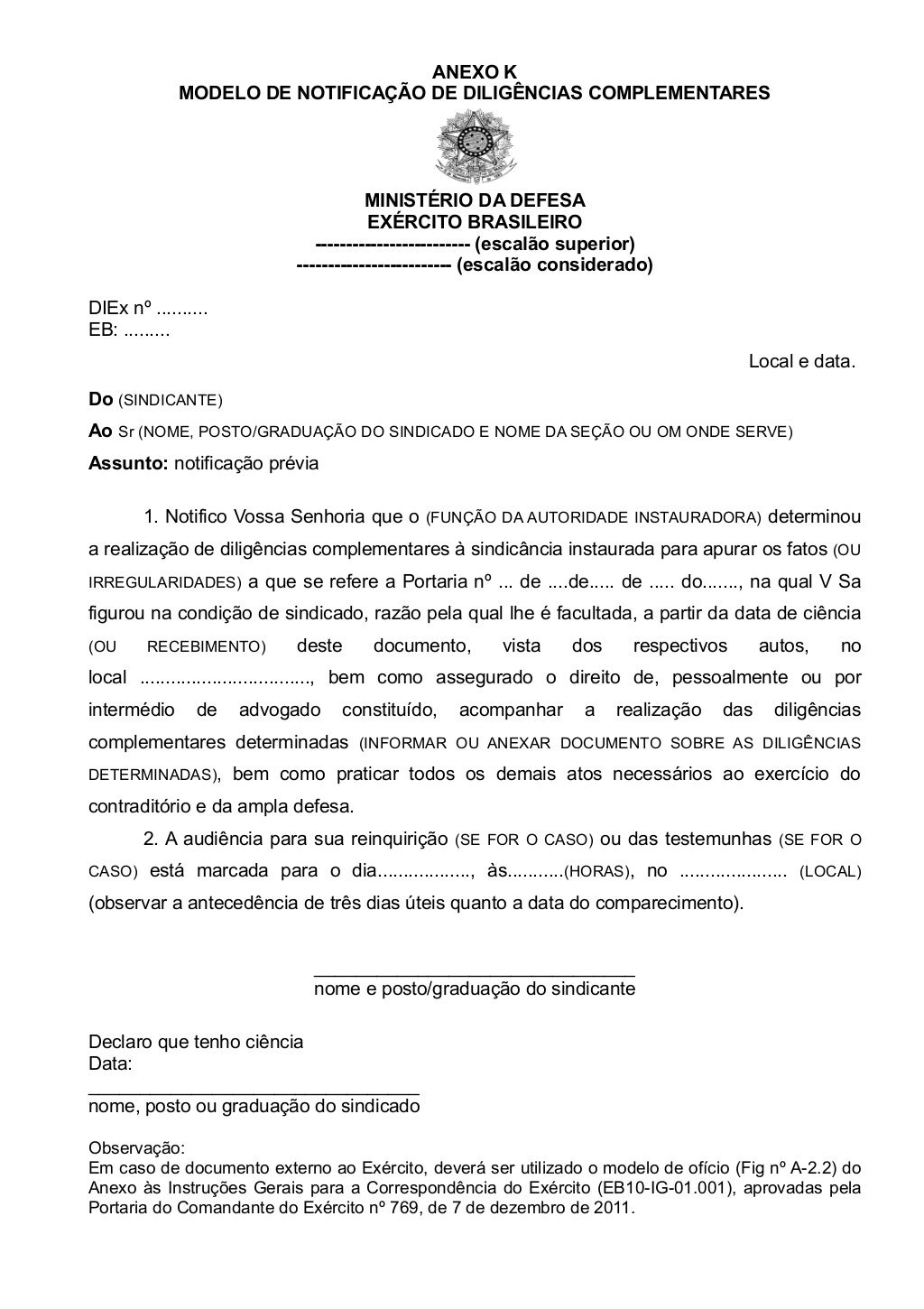 Portaria cmt ex n 107 de 13 fev2012 manual de sindic ncia