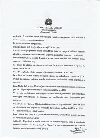 Portaria Fórum da Comarca de Cláudia/MT 2012