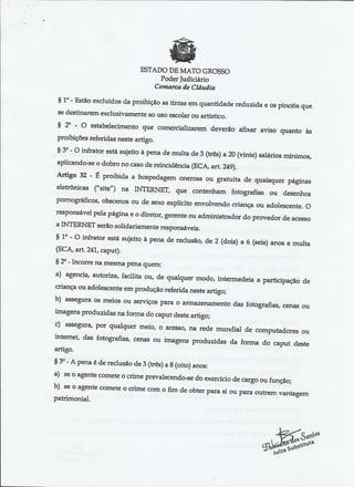 Portaria Fórum da Comarca de Cláudia/MT 2012