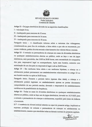 Portaria Fórum da Comarca de Cláudia/MT 2012