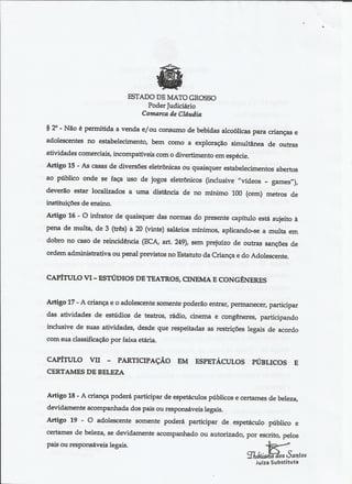 Portaria Fórum da Comarca de Cláudia/MT 2012