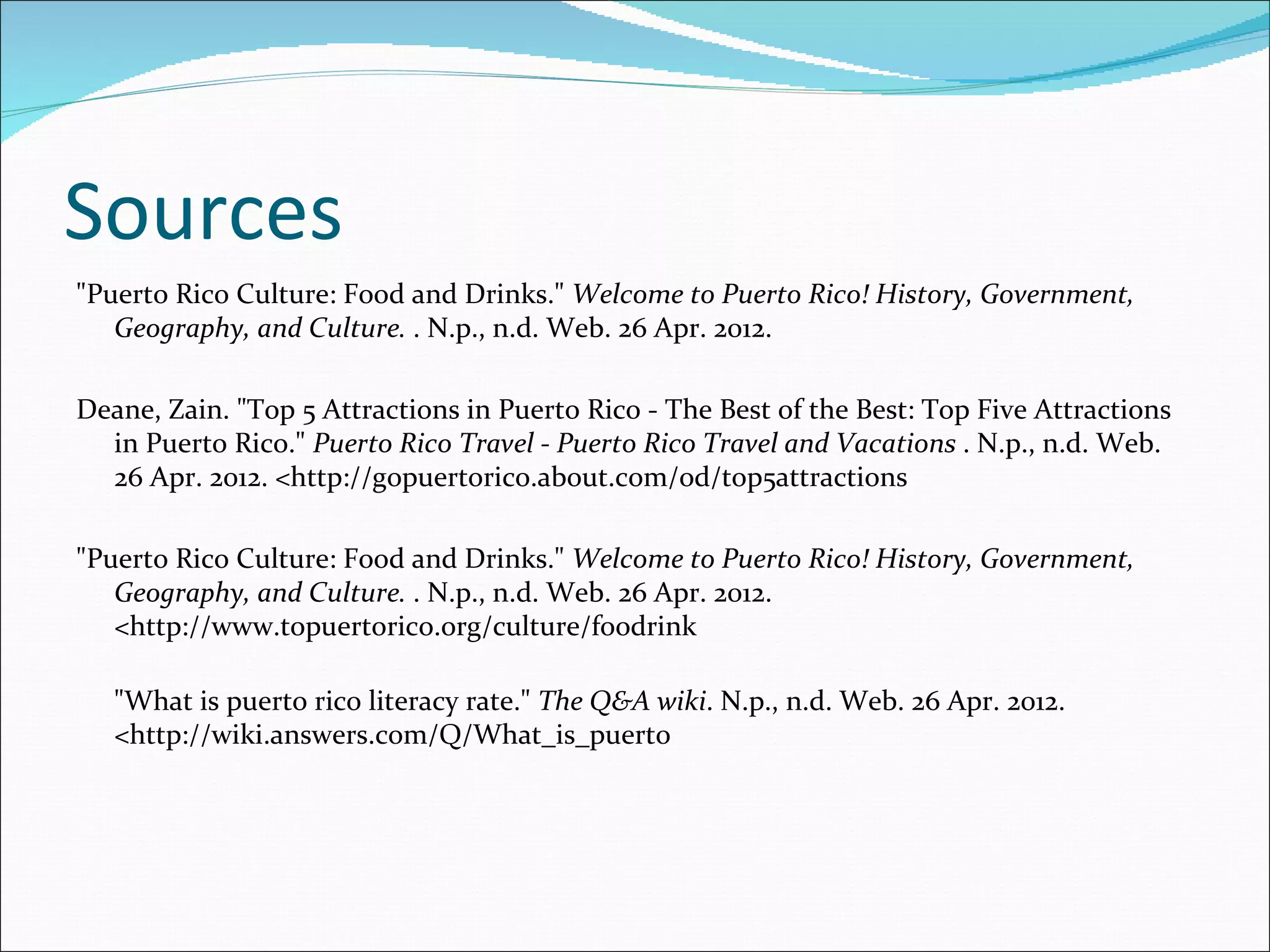 Porta rico slideshow | PPT