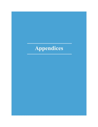 Appendices
 