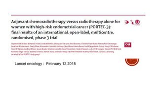 Lancet oncology : February 12,2018
 