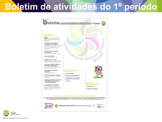 BE Lorosae | Agrupamento de Escolas Carlos Gargaté
Boletim de atividades do 1º período
 