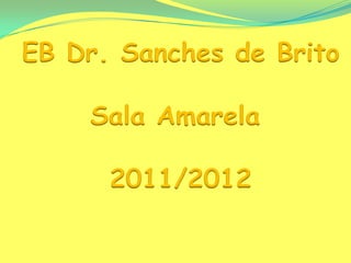 EB Dr. Sanches de Brito

    Sala Amarela

      2011/2012
 