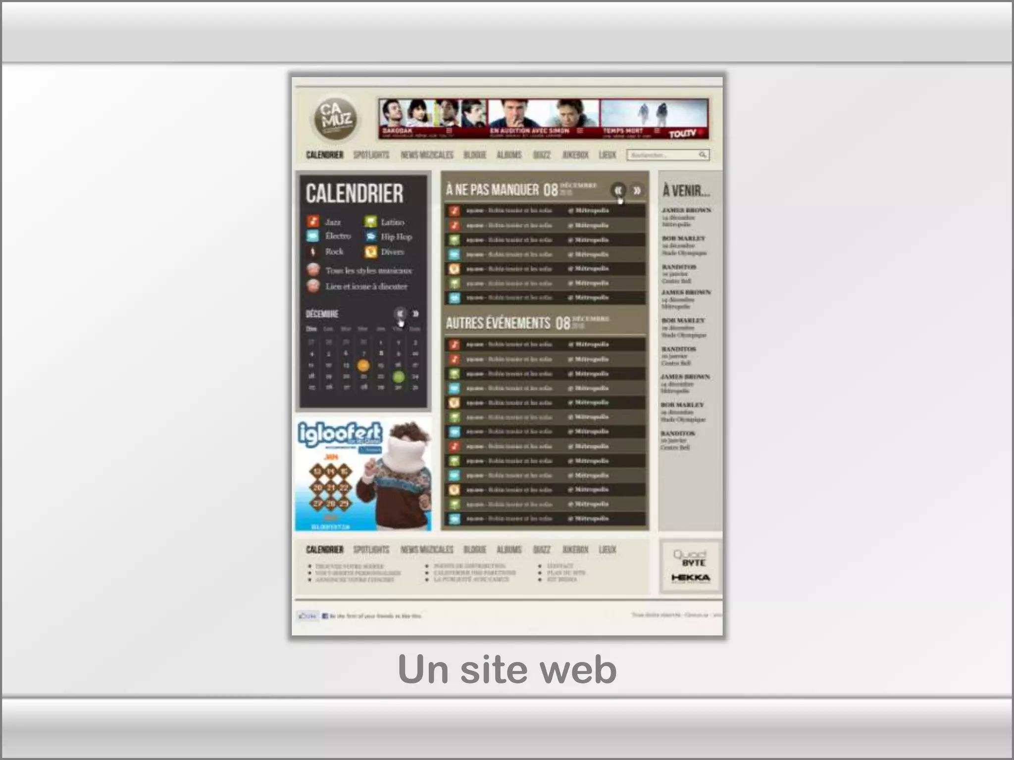 Un site web