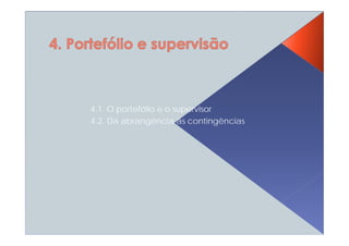 Portefolio Instrumento Supervisao