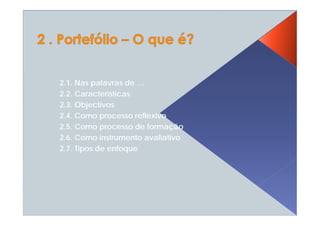 Portefolio Instrumento Supervisao
