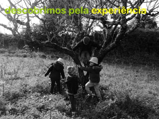 descobrimos pela experiência
 