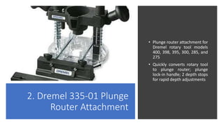 Plunge Router Attachment