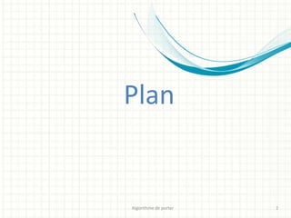 Porter stemming algorithm | PPT