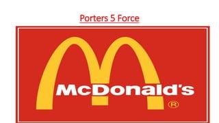 Porters 5 Force
 