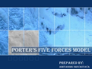 PORTER’s FIVE FORCEs MODEL

               PREPARED BY:
               AMITANSHU SRIVASTAVA
 