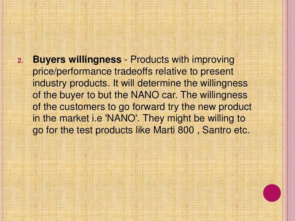 Porters 5 force model of nano essay image