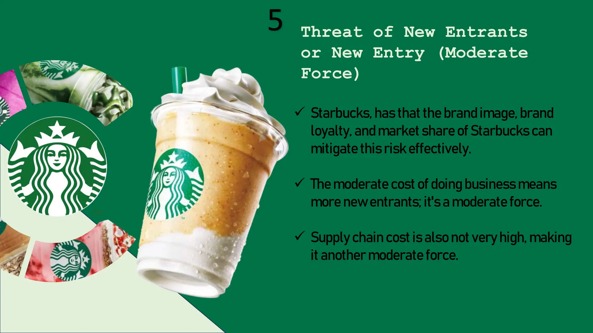 Porter's Five Forces Analysis: Starbucks vs. Costa Coffee | PPTX