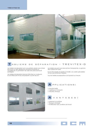 Portes empilables souples rapides 