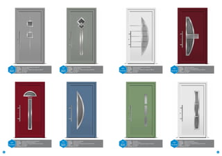 ALU
—
KD 529
ORNA C

Cadre et applications inox extérieurs
Chinchilla blanc
Béquille int. / Poignée de tirage ext. 600 mm
En feuillure
RAL 7004

ALU
—
KD 530
ORNA C

DÉCOR	
VITRAGE	
Poignée	
POSE	
Couleur	

Cadre et applications inox extérieurs
Chinchilla blanc
Béquille int. / Poignée de tirage ext. 600 mm
En feuillure
RAL 7001

ALU
—
KD 638 M2

DÉCOR	
VITRAGE	
Poignée	
POSE	
Couleur	

Cadre et applications inox extérieurs
Chinchilla blanc
Béquille int. / Poignée de tirage ext. 600 mm
En feuillure
RAL 9016

ALU
—
KD 641 M1

DÉCOR	
VITRAGE	
Poignée	
POSE	
Couleur	

Cadre inox extérieur
Sablé avec liseré transparent
Béquille int. / Poignée de tirage ext. 600 mm
En feuillure
RAL 3005

ALU
—
KD 540 M2

22

DÉCOR	
VITRAGE	
Poignée	
POSE	
Couleur	

DÉCOR	
VITRAGE	
Poignée	
POSE	
Couleur	

Cadre et applications inox extérieurs
Sablé avec liseré transparent
Béquille int. / Poignée de tirage ext. 600 mm
En feuillure
RAL 3004

ALU
—
KD 630
ORNA C

DÉCOR	
VITRAGE	
Poignée	
POSE	
Couleur	

Cadre inox extérieur
Chinchilla blanc
Béquille int. / Poignée de tirage ext. 600 mm
En feuillure
RAL 5014

ALU
—
KD 460
ORNA C

DÉCOR	
VITRAGE	
Poignée	
POSE	
Couleur	

Sans cadre
Chinchilla blanc
Béquille int. / Poignée de tirage ext. 600 mm
En feuillure
RAL 6021

ALU
—
KD 560 M3

DÉCOR	
VITRAGE	
Poignée	
POSE	
Couleur	

Cadre inox extérieur
Sablé avec liseré transparent
Béquille int. / Poignée de tirage ext. 600 mm
En feuillure
RAL 9016

23

 