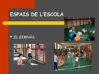ESPAIS DE L’ESCOLA



   EL GIMNÀS
 