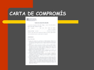 CARTA DE COMPROMÍS
 