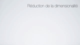 Réduction de la dimensionalité
 