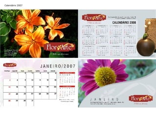 Calendário 2007 