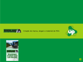 Criação de marca, slogan e material de PDV. 
