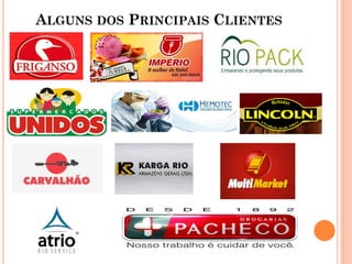 ALGUNS DOS PRINCIPAIS CLIENTES
 