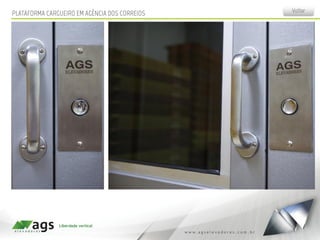 PLATAFORMA CARGUEIRO EM AGÊNCIA DOS CORREIOS Voltar
 