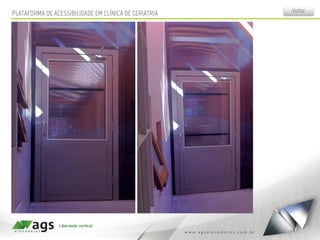 VoltarPLATAFORMA DE ACESSIBILIDADE EM CLÍNICA DE GERIATRIA
 