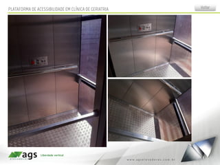 VoltarPLATAFORMA DE ACESSIBILIDADE EM CLÍNICA DE GERIATRIA
 