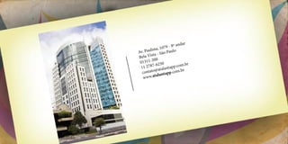 ndar
                 9 - 8º a
       lista, 107 ulo
Av. Pau - São Pa
        sta
Bela Vi 0
        20
 01311- 250
         7-6              m.br
 11 278 atalantapp.co
           @              br
  contato antapp.com.
          ta l
   www.a
 