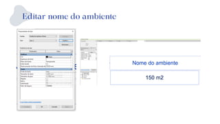 Editar nome do ambiente
 