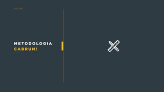 m e t o d o l o g i a
c a b r u n !
v o lta r
 