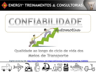 ENERGY+ TREINAMENTOS & CONSULTORIAS 
Automotiva 
English version by link: http://www.slideshare.net/mbgarcia65/energy-training-and-consulting-15285052 
 