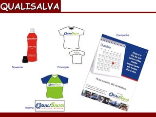 Squeezer Campanha  Interna Promoção Campanha  Promocional QUALISALVA   