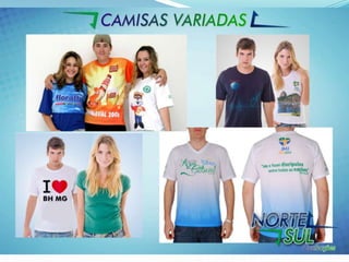 Portfólio note e sul confecções