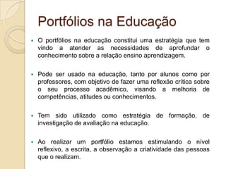 Construção de um Portfólio