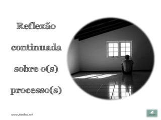 Reflexão

continuada

  sobre o(s)

processo(s)

www.joaoleal.net
 