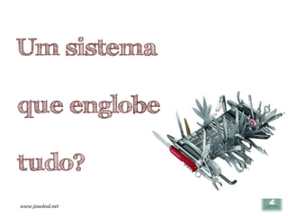 Um sistema

que englobe

tudo?
www.joaoleal.net
 