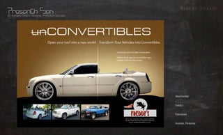 Grapic Design
3D Animator, Graphic Designer, Production Specialist




                                                       Advertisement    What?
                                                       Freddy’s
                                                                        Whom?
                                                       Publications
                                                                       Where?
                                                                       Using?
                                                       Illustrator, Photoshop
 