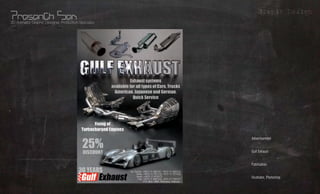 Grapic Design
3D Animator, Graphic Designer, Production Specialist




                                                       Advertisement    What?
                                                       Gulf Exhaust
                                                                        Whom?
                                                       Publication
                                                                       Where?
                                                                       Using?
                                                       Illustrator, Photoshop
 