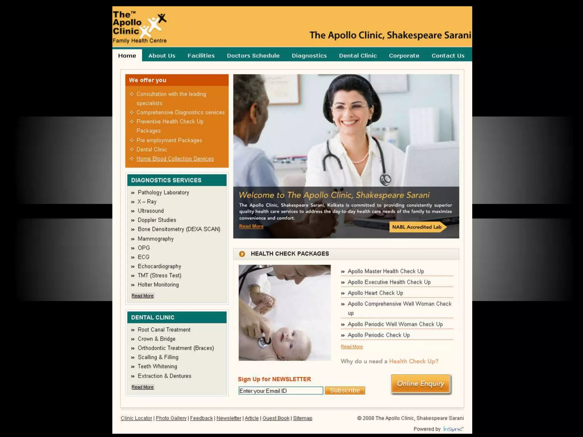 InSync Website Portfolio