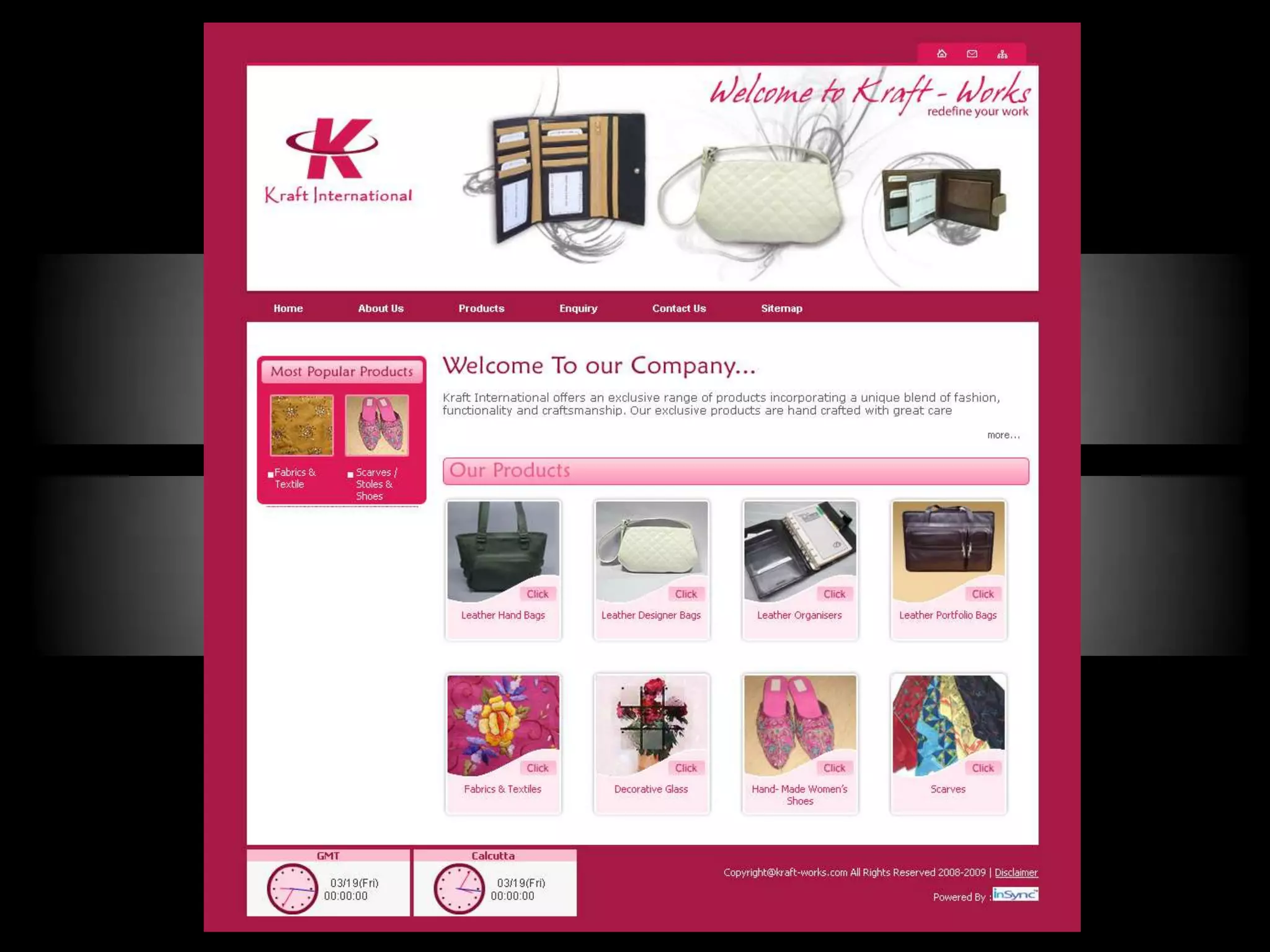 InSync Website Portfolio